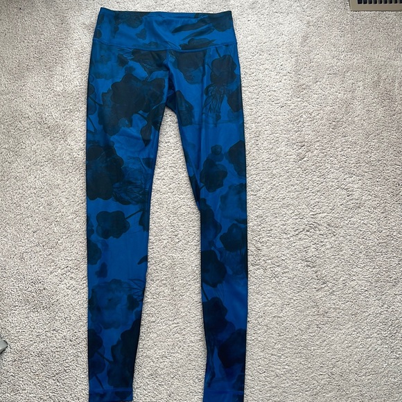 Lululemon Leggings Floral Print Low Waisted - Picture 2 of 4